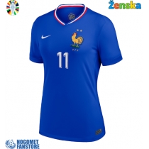 Francuska Ousmane Dembele #11 Domaci Dres za Ženska EP 2024 Kratak Rukav